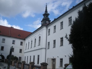 Vista de la Abadía donde trabajó Mendel